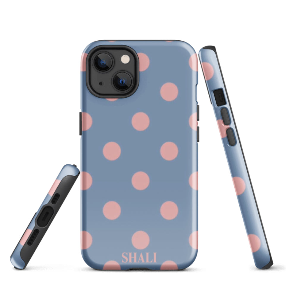 bubblegum polka dots phone case