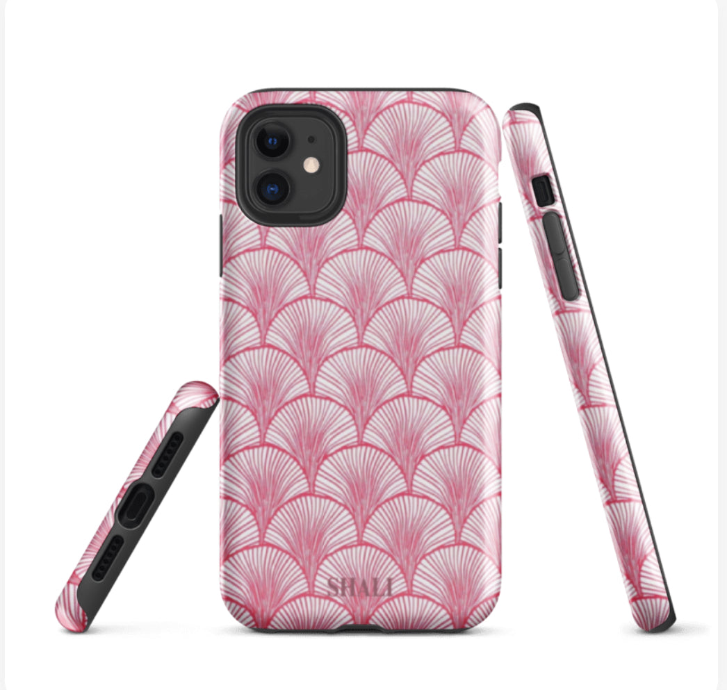 blush fan phone case