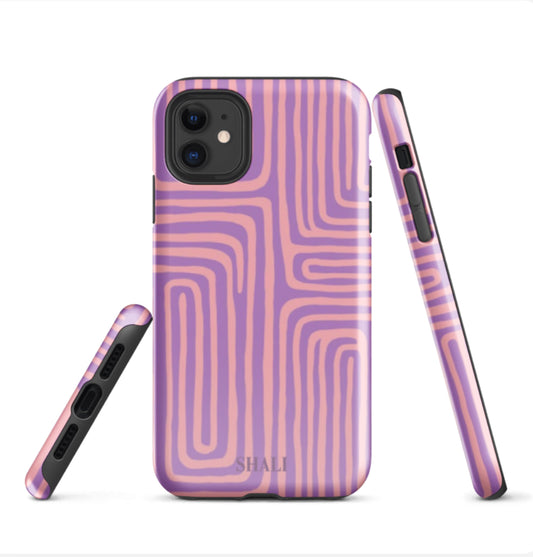 lavender maze phone case