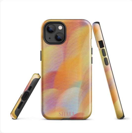 golden haze phone case