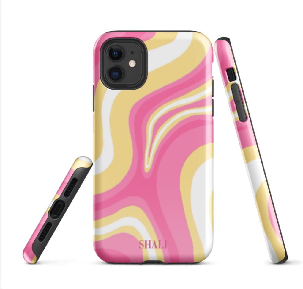 sorbet swirl phone case