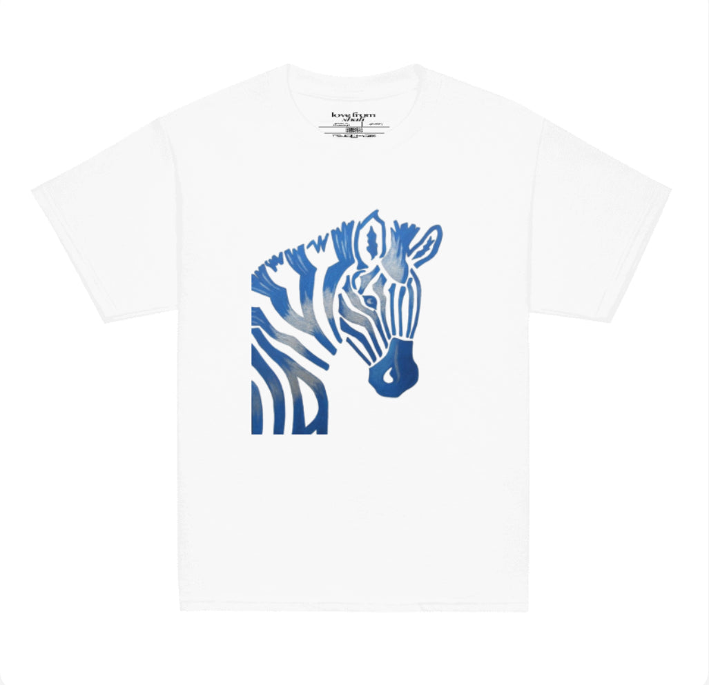 electric zebra baby tee