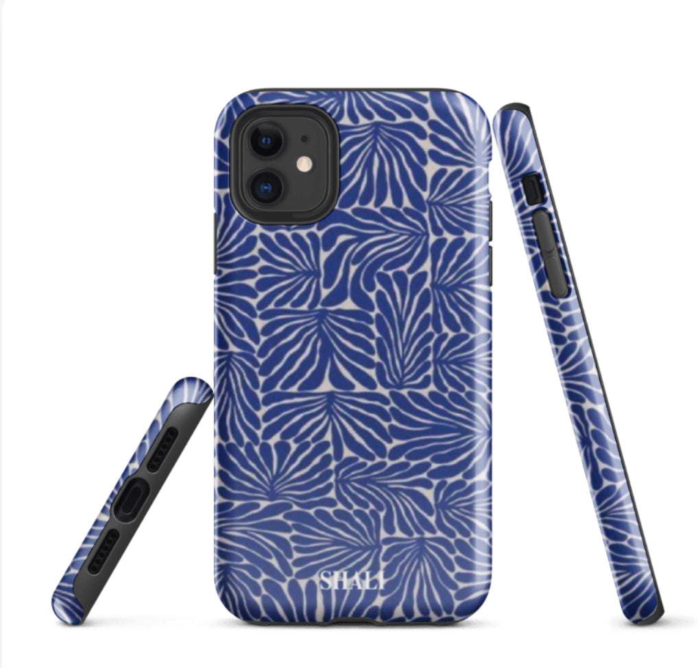 azure bloom phone case