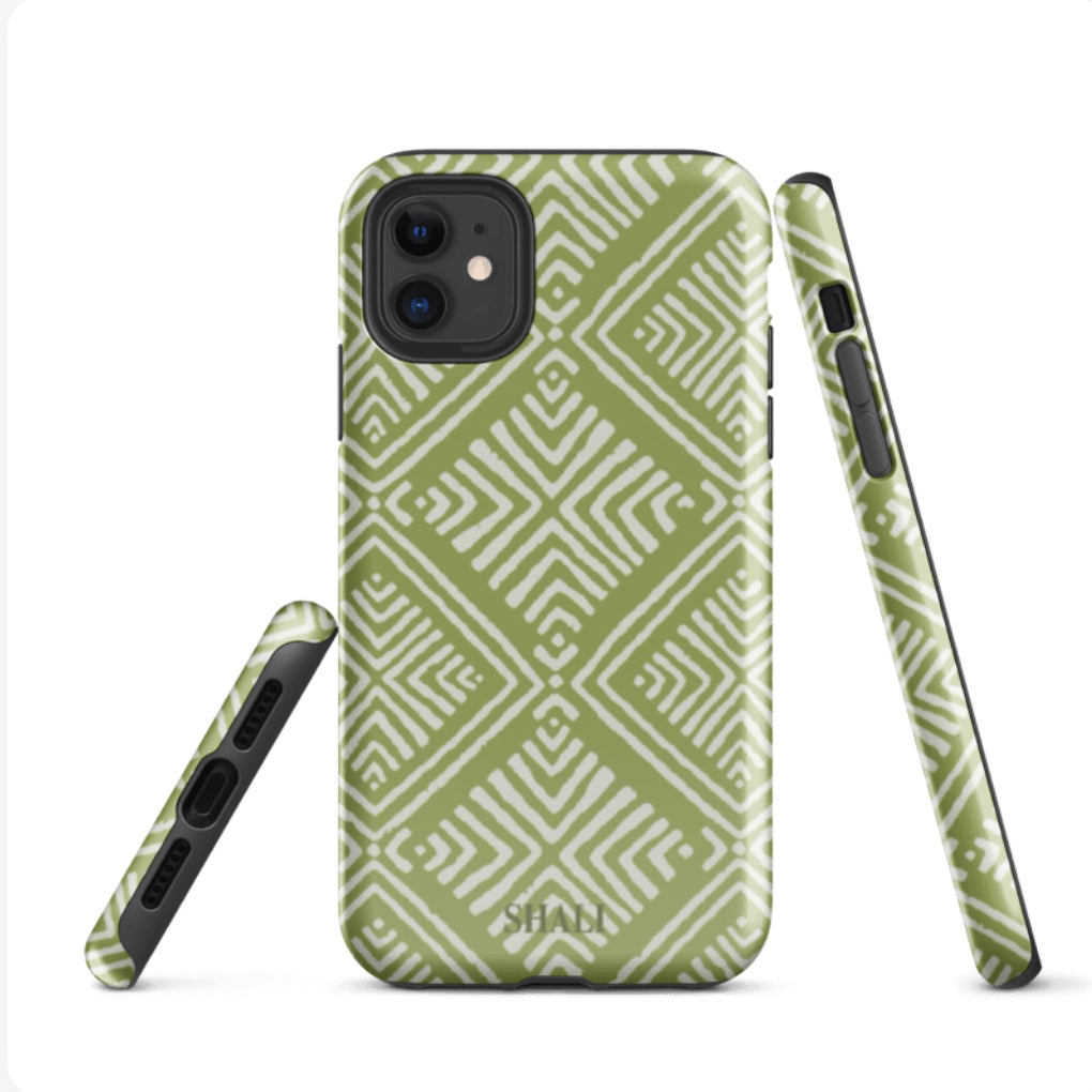olive tapestry phone case